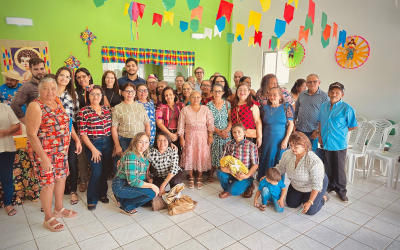 O Instituto de Previdência de Jacaraú realizou ontem 17/06, um Arraiá dos Aposentados e Pensionistas.